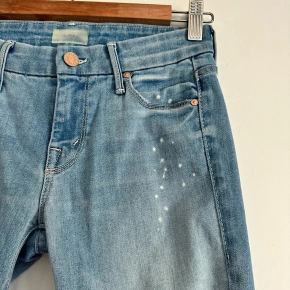 MOTHER Looker Ankle Fray in pretty little words in a bottle Size: 25 - Picture 5 of 9